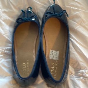 Like new navy little girl ballet flats